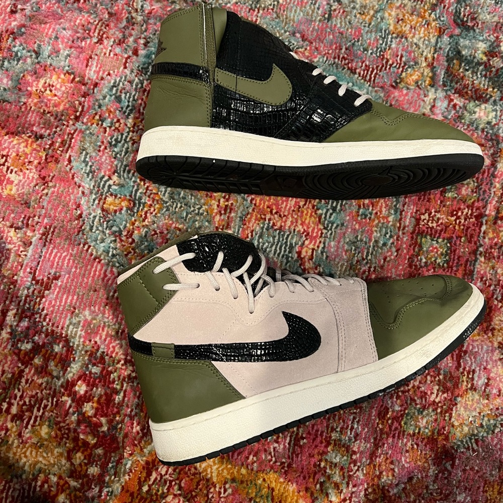Jordan 1 Rebel XX Olive Canvas Moon Particle